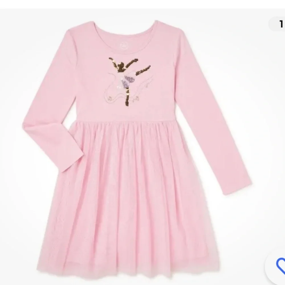 Wonder Nation Girls Rose Petal Pink Ballerina TuTu Dress Size XX/2X/18 NEW